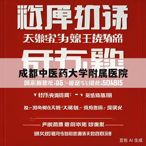 成都中医药大学附属医院(成都中医药大学附属医院进修申请官网)